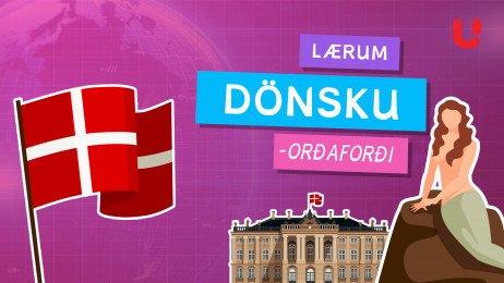 Lærum dönsku - orðaforði
