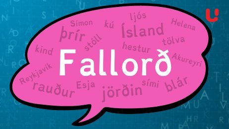 Fallorð og fallbeyging