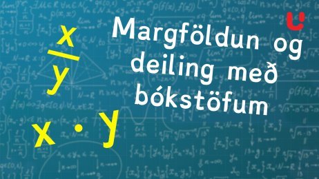 Margföldun og deiling með bókstöfum